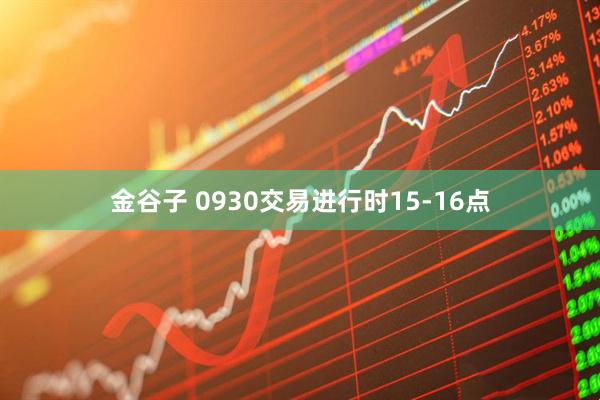 金谷子 0930交易进行时15-16点