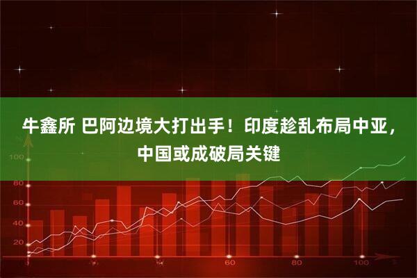 牛鑫所 巴阿边境大打出手！印度趁乱布局中亚，中国或成破局关键